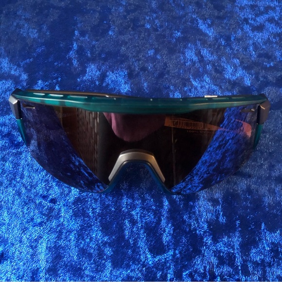 Turquoise Frame Optic Nerve Sunglasses - Picture 11 of 14